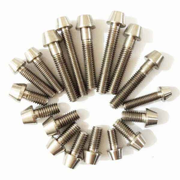 M5 Tapered Titanium Bolts for Bikes